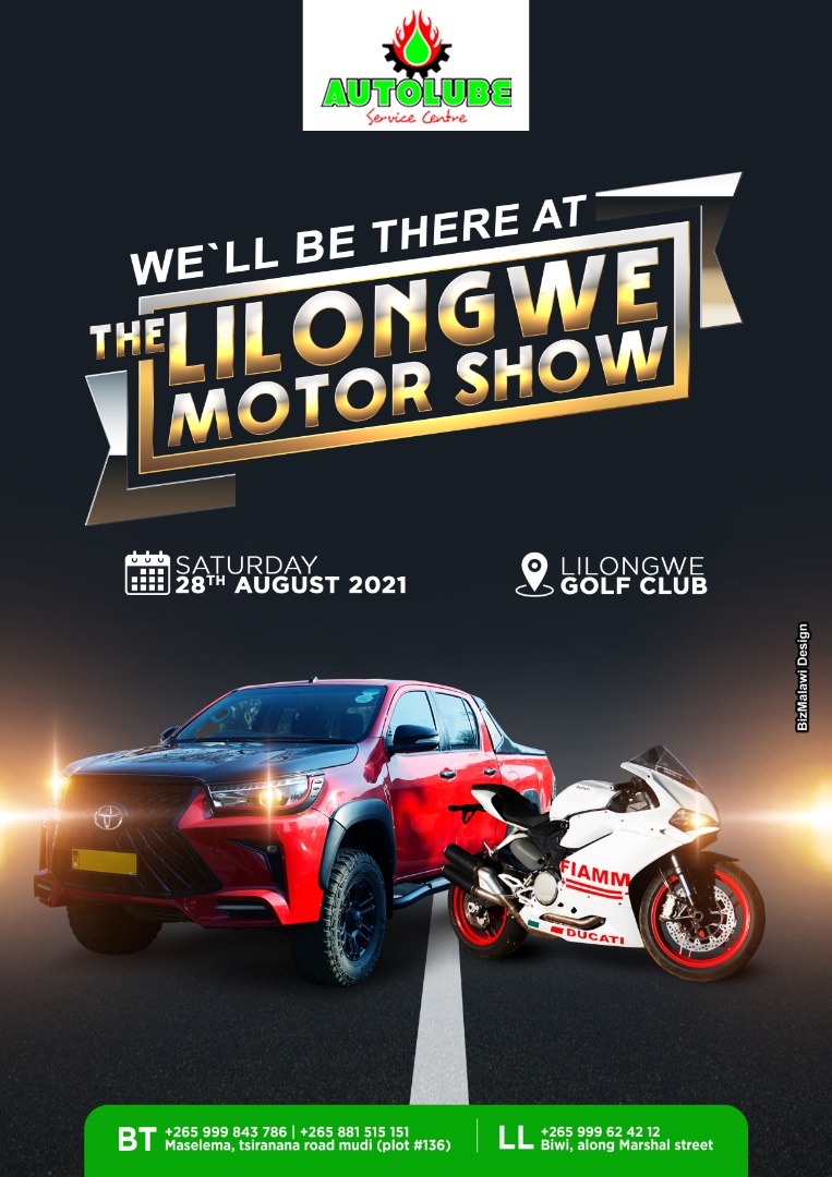 Look out for the #Autolube stall at the #LilongweMotorShow tomorrow at #LilongweGolfclub 
4k gets you in! A family fun Day to attend this weekend #Malawi 🇲🇼