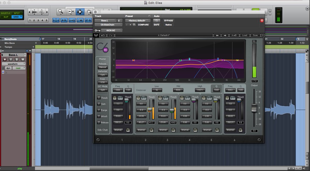 CSWAudio's tweet image. The Multiband Compressor: such a fun tool when working with the kick and the bass. I often have to restrain myself from putting anywhere else 😂

#Audio
#Mixing
#Sidechaining
#Everyday