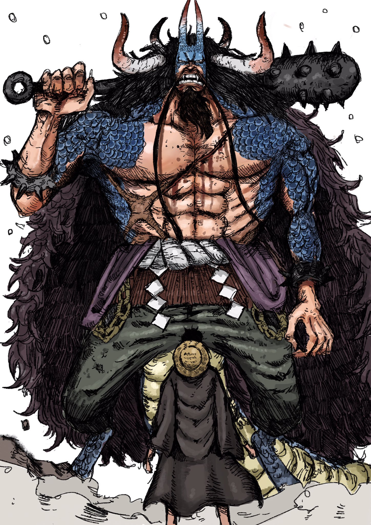 フジオ 勝った奴が大きく近づく 海賊王 にな Onepiece ワンピース ルフィ カイドウ T Co Ebrmfzy2ku Twitter