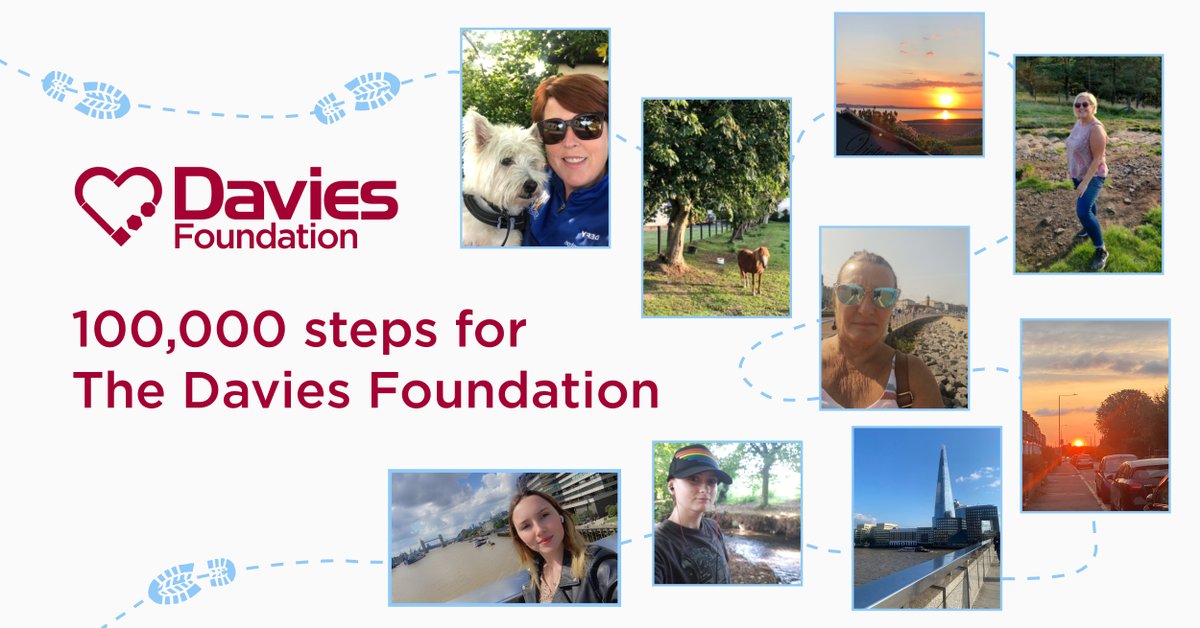 It's the final push for our team taking on in the 100,000 steps challenge this week!

Good luck for the final few days &amp; we're hoping the sun stays shining for you all ☀️

Sponsor the team here: ow.ly/9Tlb50FZErd