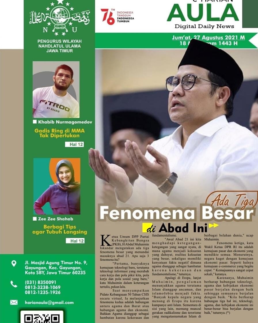 3 Fenomena Besar di Abad ini....

Dr. A Muhaimin Iskandar
<a href="/cakimiNOW/">A Muhaimin Iskandar</a> 
#pkb
#aula