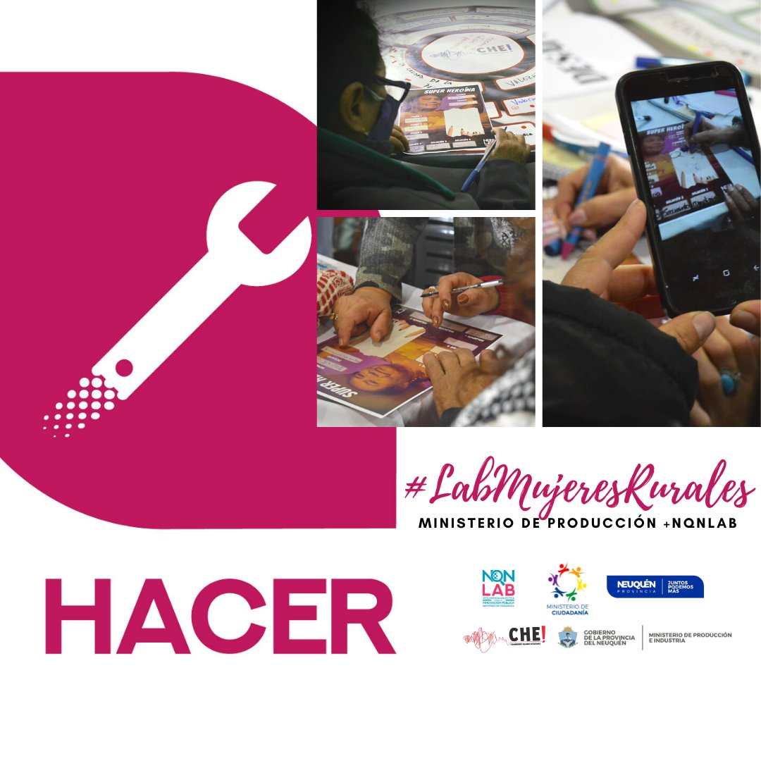 NQN_LAB's tweet photo. @SPnqn @ProduccionNqn @FLR_NQN @AmaliaSapag @cedemneuquen @Subsemujeresnqn @MetodoChe @OmarGutierrezOk @MCiudadaniaNqn @mageferranqn @CorradiDiez @LegislaturaNqn @marcoskoopm @SPdelChanar @ZapalaCiudad @muni_sma @SandroBadilla @AlamoGabrielM #LabMujeresRurales
#HacerCHE💓
La3️⃣etapa @MetodoChe convertir ideas en acciones posibles e incidentes!
Imaginar superheroinas con poderes transformadores de la realidad. Nada diferente a decisiones q a diario toman p/multiplicar el bien-estar y el desarrollo en sus comunidades! https://t.co/x2SVQDSUVz