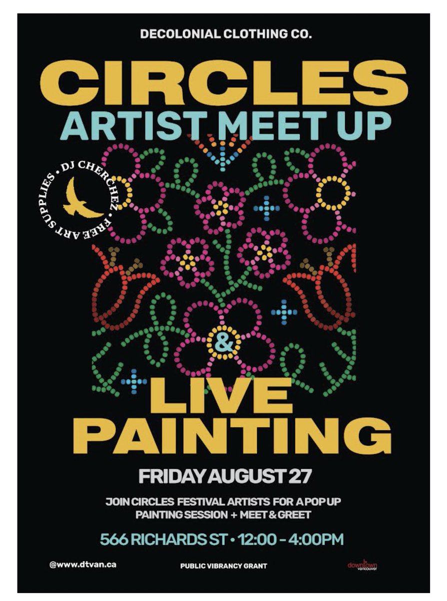 shadae_johnson's tweet photo. Today in so called Vancouver downtown. See you there!! I’ll be attending as a special invite! #Circlesfestival #repost #share https://t.co/F2WgqpyWVP