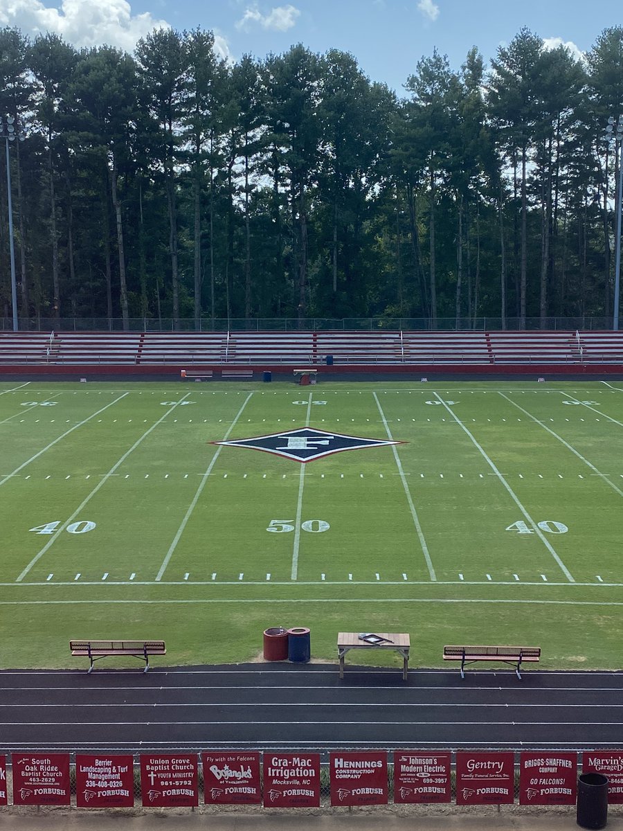 🚨🚨 It is Hall of Fame night at Falcon Stadium as your Forbush Falcons host the Trinity Bulldogs starting at 7:30pm, Gates open at 6:00pm! Come out and pack the stands!! #WinTheDay