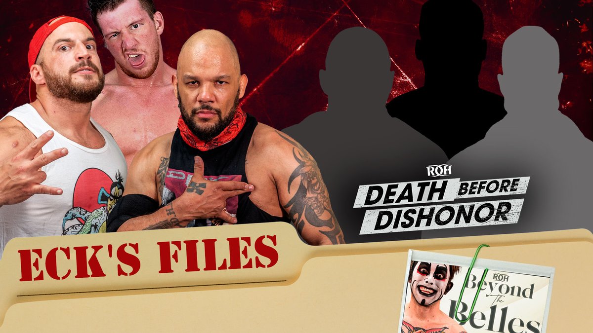 TheKevinEck's tweet photo. #EcksFiles has the latest @ringofhonor news and views

* PURE WRESTLERS PAST, PRESENT AND FUTURE ACCEPT VIOLENCE UNLIMITED'S CHALLENGE

*WORLD TAG TITLE MATCH SET FOR TV

*DANHAUSEN CO-HOSTING BEYOND THE BELLES

AND MORE!

READ: https://t.co/HlVxC8qFaA https://t.co/rC5d6JftRg
