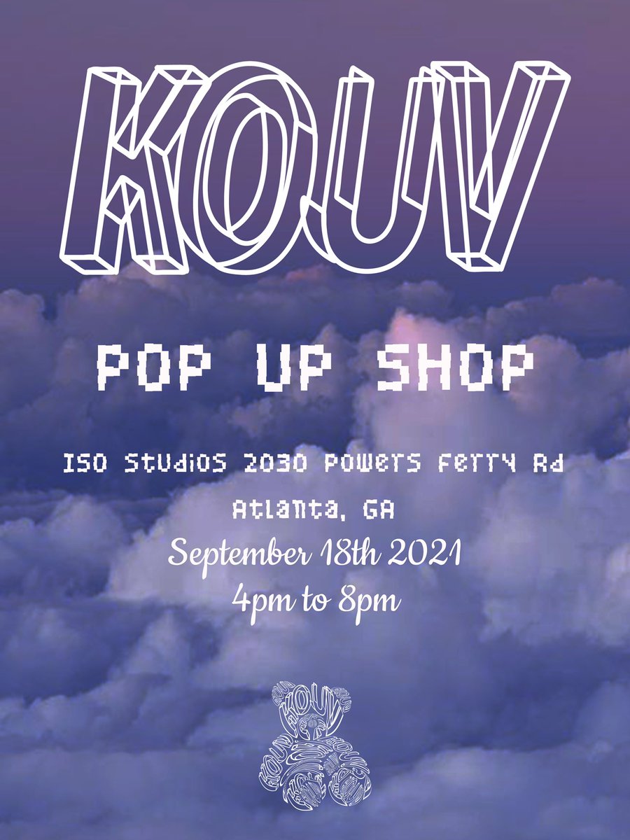 AmyKouV's tweet photo. Another pop up shop for KouV!!!! Letsssss GOOOOO https://t.co/hhRUR2Po0w