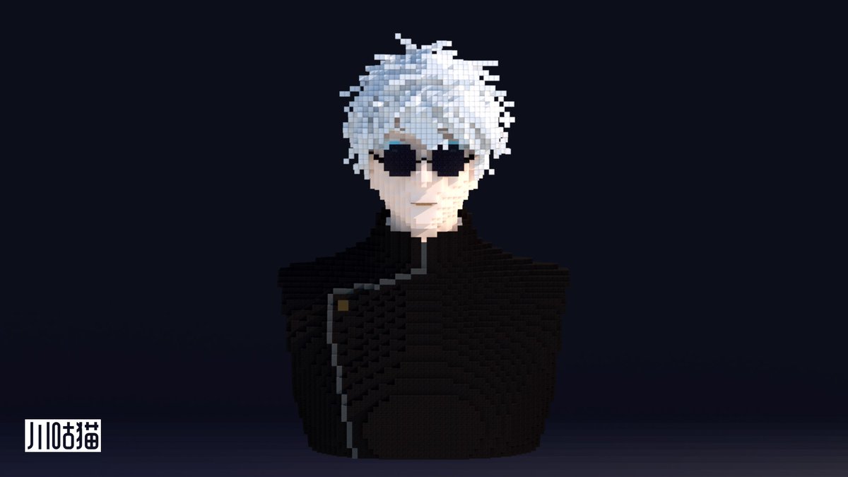 rnscat's tweet photo. 五条悟 ごじょうさとる Gojo Satoru
This is what happened : https://t.co/gybUwO50aV
 (呪術廻戦 Jujutsu Kaisen)
#minecraft建築コミュ #Minecraft #Minecraftbuilds #マインクラフト #voxel #voxelart #五条悟 #ごじょうさとる #GojoSatoru #呪術廻戦 #JujutsuKaisen https://t.co/B6lrnv5xZZ