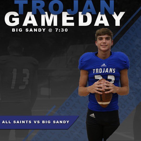 Trojan nation, guess what day it is? ITS GAME DAYYYYY! Tonight the football team will be playing against Big Sandy at 7:30!! Make sure you get your tickets!! #football #asestrojans
