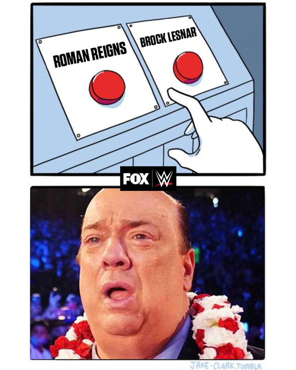 WWEonFOX's tweet image. Paul Heyman be like...