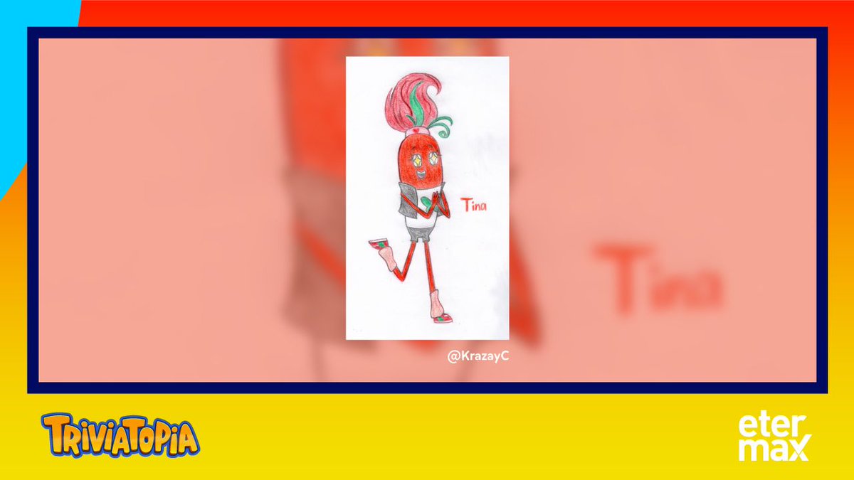 TriviaTopia's tweet photo. Thanks for the drawing, @KrazayC! You are a true artist 🥰
Love, 

- Tina 🖌️ https://t.co/QIUTJ8i7N8