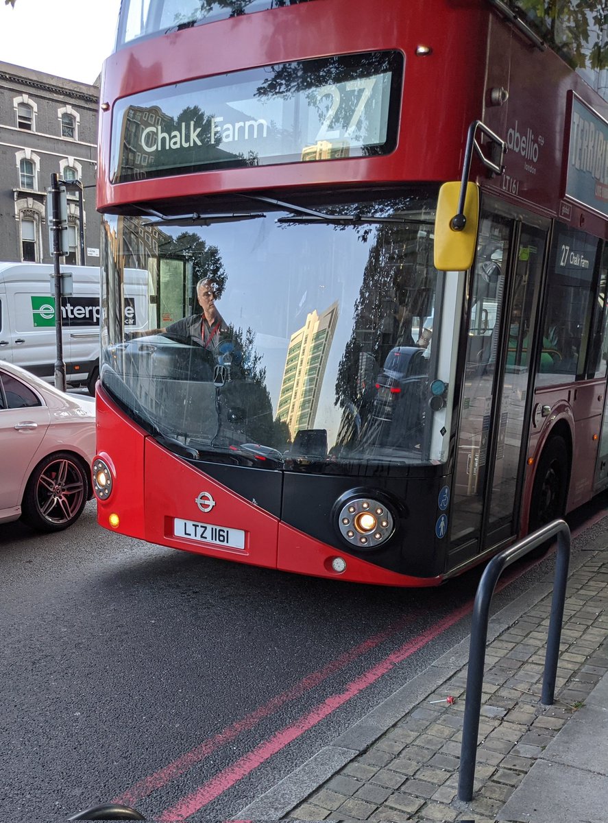 AlexC93's tweet image. My partner who is a wheelchair user just got refused from an empty 27 bus as there was "another one in 2 minutes" (there wasn't) in other words the driver couldn't be bothered to get the ramp out. The everyday ableism my partner faces on a daily basis is scandalous. Not okay @TfL