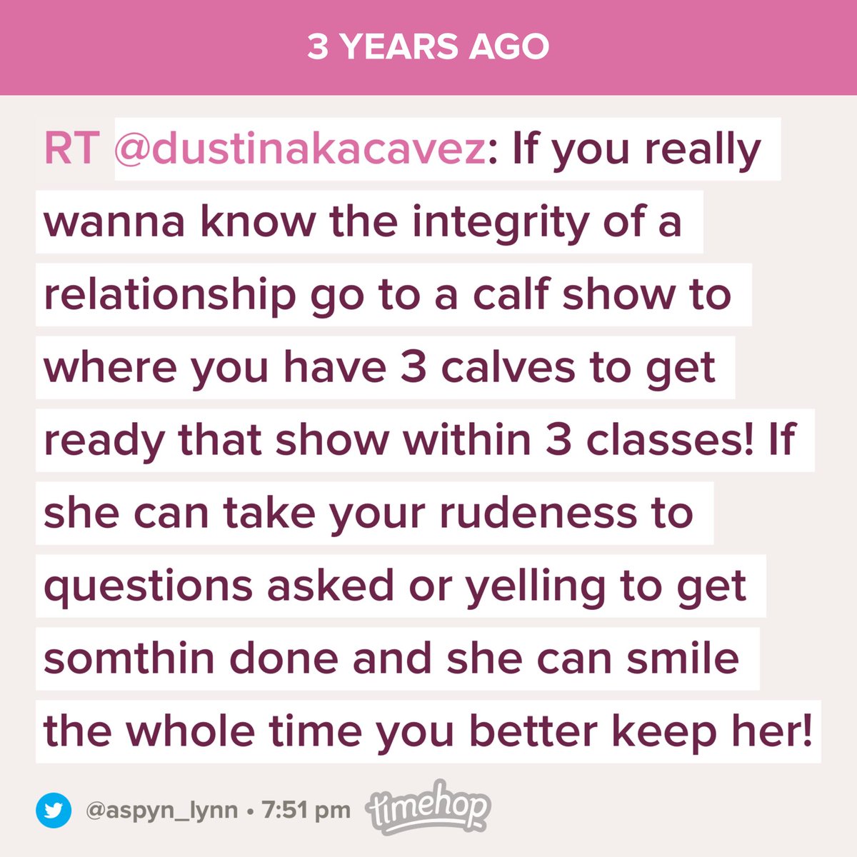 ⁦<a href="/dustinakacavez/">Dustin Dunford</a>⁩ still taking it two babies and 3 years later. Wouldn’t want to go to cow shows, ropins, or anywhere else with anyone else. 😘