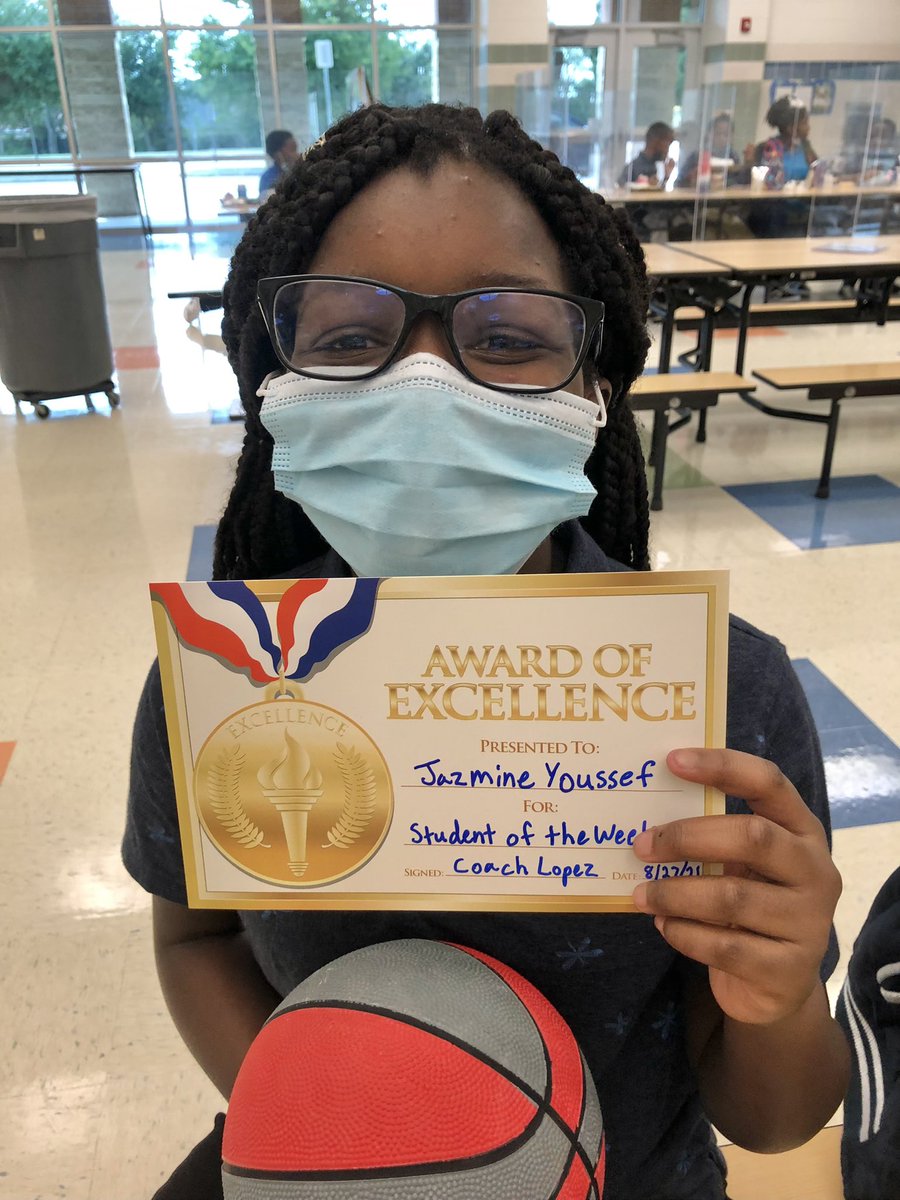 Congratulations to 5th Graders Kent Copeland and Jazmine Youssef on being PE students of the week! Way to go Huskies! 🐾