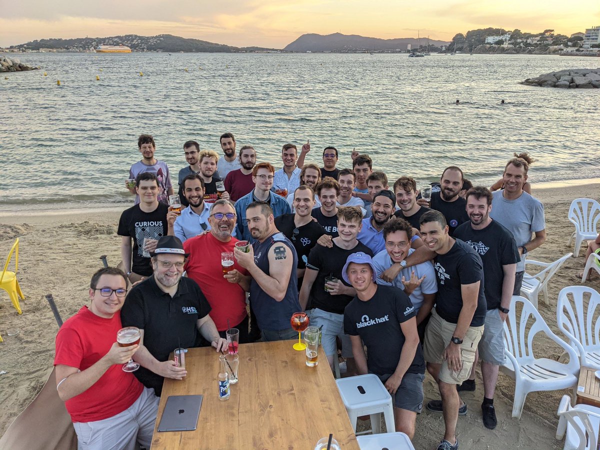 iotcert's tweet photo. Hey @OsintFr people !
🍻 Happy to pay for first #OSINTFR drink with @securinti @intigriti @iotcert #barbhack21 #cyber #ctf #hacking https://t.co/DJBWDSYS8I