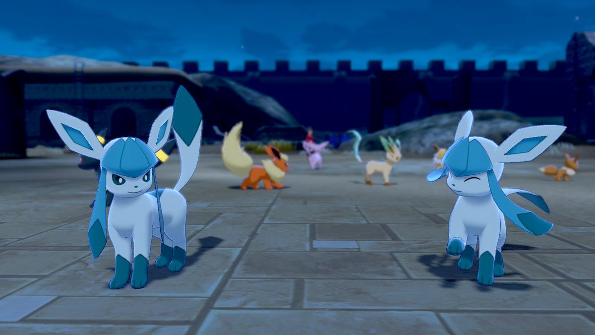 らぴさん 徒歩で冒険の軌跡をなぞる旅 踏破 道中の野生ポケモンで努力値も振り終わりました 好きな世界でただのんびり過ごすというのもたまには良いですね 画像２枚目は入ったらたまたまブイズだらけでどっちが自分のグレイシアかわからなくなった