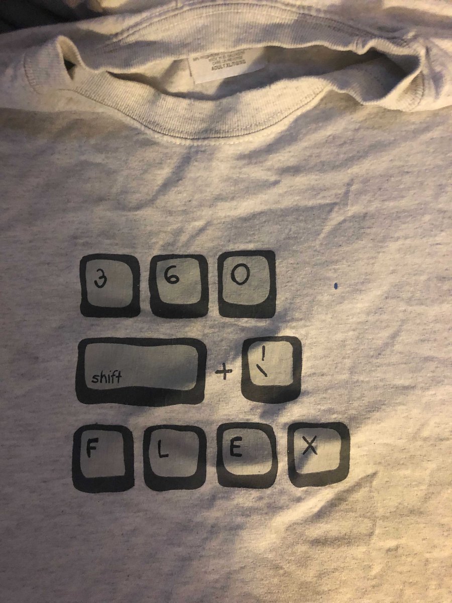 Guy I work with talking to me about the flash days. He's okay in my book...