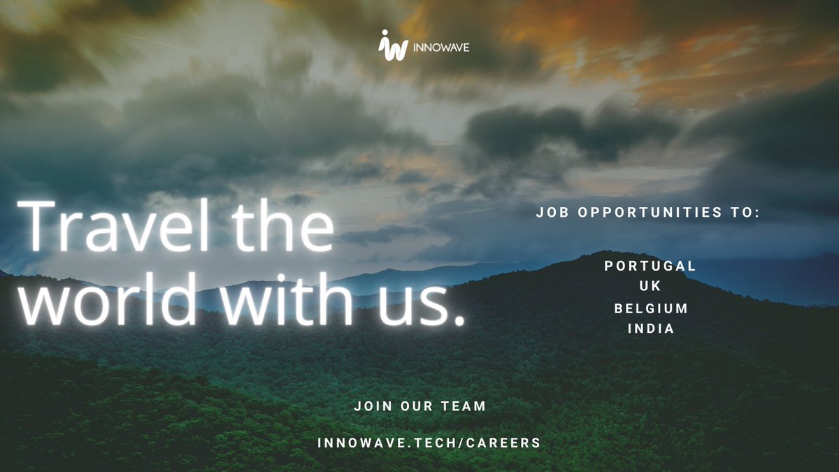 Travel the world with us!✈️

At #InnoWave we believe that #people fuel the success of a company.

We place a special focus on creating an environment that supports high #performance by enabling the professional and personal #growth of our people!
innowave.tech/careers