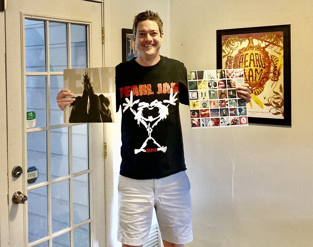 Spending my off day Friday celebrating #30YearsOfTen &amp; #25YearsOfNoCode on vinyl. Thankful to have <a href="/PearlJam/">Pearl Jam</a> as my favorite band since age 12. It’s been an incredible ride that’s still ongoing. Thanks to the group; here’s another 30 years of incredible music ! <a href="/PJRadio/">Pearl Jam Radio</a>