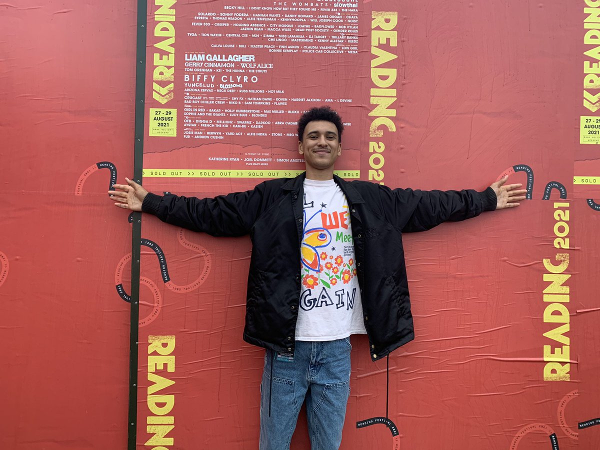 And here’s the man himself. 19 (yes, nineteen!)-year-old @tayosound was buzzing after his first #ReadingFestival performance. Interview coming tomorrow