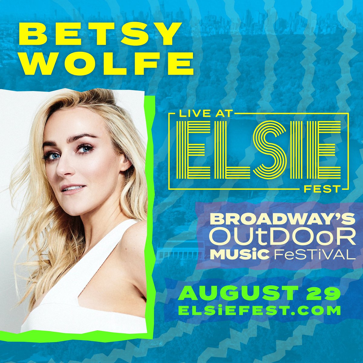 More exciting news! 🥁 <a href="/BetsyWolfe/">Betsy Wolfe</a> is joining the #ElsieFest 2021 lineup!