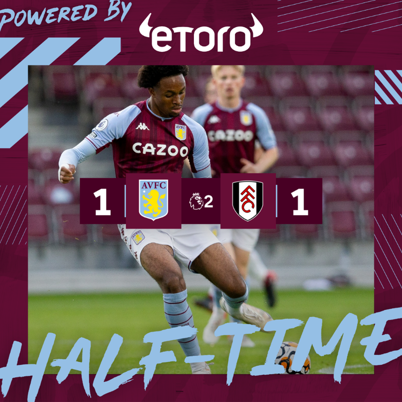 AVFCOfficial's tweet photo. .@Caleb_chuk10's equaliser sees the sides go into the break all square. #PL2