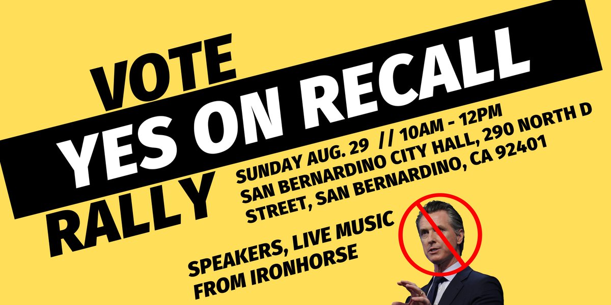 asianib2b's tweet photo. Yes on Recall San Bernardino Rally Sunday 10 AM - https://t.co/oBI2nUKCsW https://t.co/GB9iqp536D