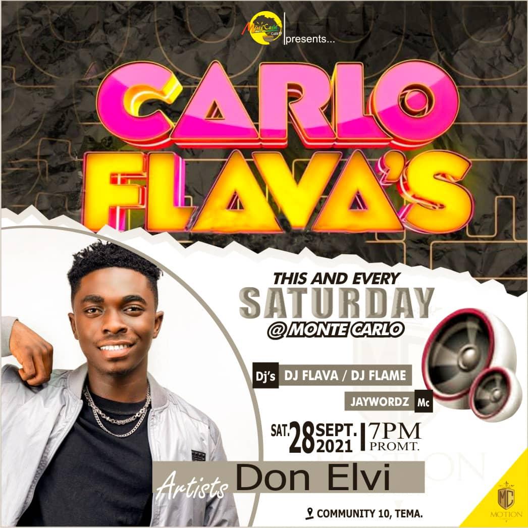 montecarloTM's tweet photo. Carlo Flava's Saturday features #UG360, @Don_Elvi, #Lyfstyle.
Saturday 28th August, 2021.
6PM. 

#MonteCarlo #TemaFavoritePub https://t.co/6g8Az2mXwl