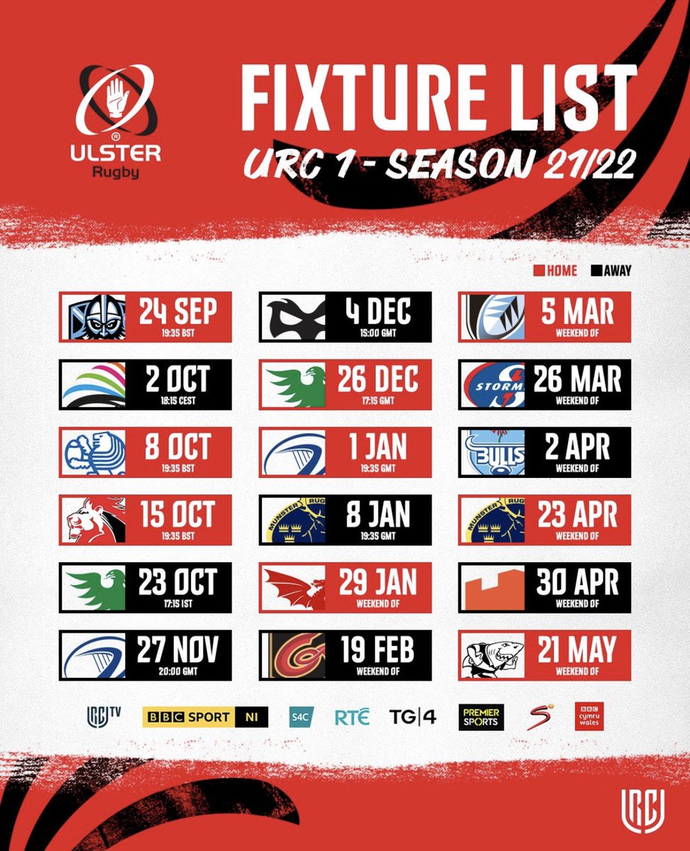 UlsterRugbySP's tweet photo. First up for Ulster is Glasgow https://t.co/51Y3Chtdow