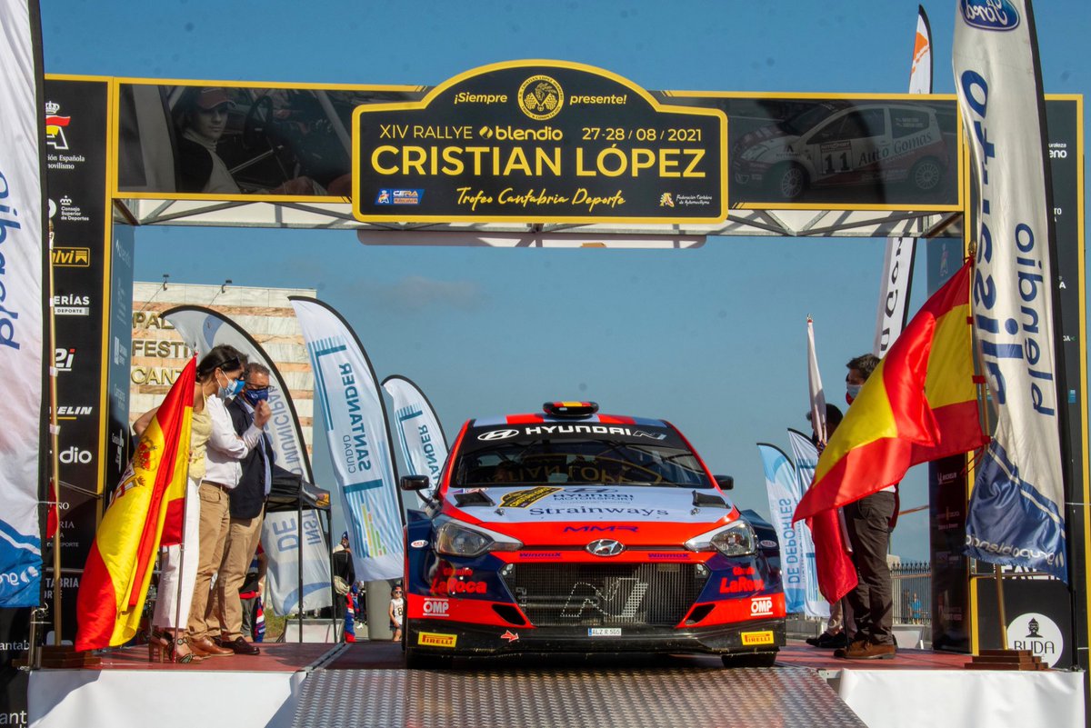 Scratch 💥✖️2️⃣ para <a href="/DaniSordo/">Dani Sordo</a> 🤝 <a href="/Candido_Carrera/">Cándido Carrera</a> en el arranque de la prueba.

📊 <a href="/RallyCLH/">Rallye Cristian Lopez</a> 
🔚 1️⃣ª Etapa:
1️⃣ <a href="/DaniSordo/">Dani Sordo</a> 
2️⃣ <a href="/OscarsanSport/">Oscar Palacio</a> +19.7
3️⃣ <a href="/sergiovallejof/">Sergio Vallejo Folgueira</a> +24.9
4️⃣ Dani Peña +28.2
5️⃣ M.Á. Suárez +30.7

#CERARecalvi 🇪🇸