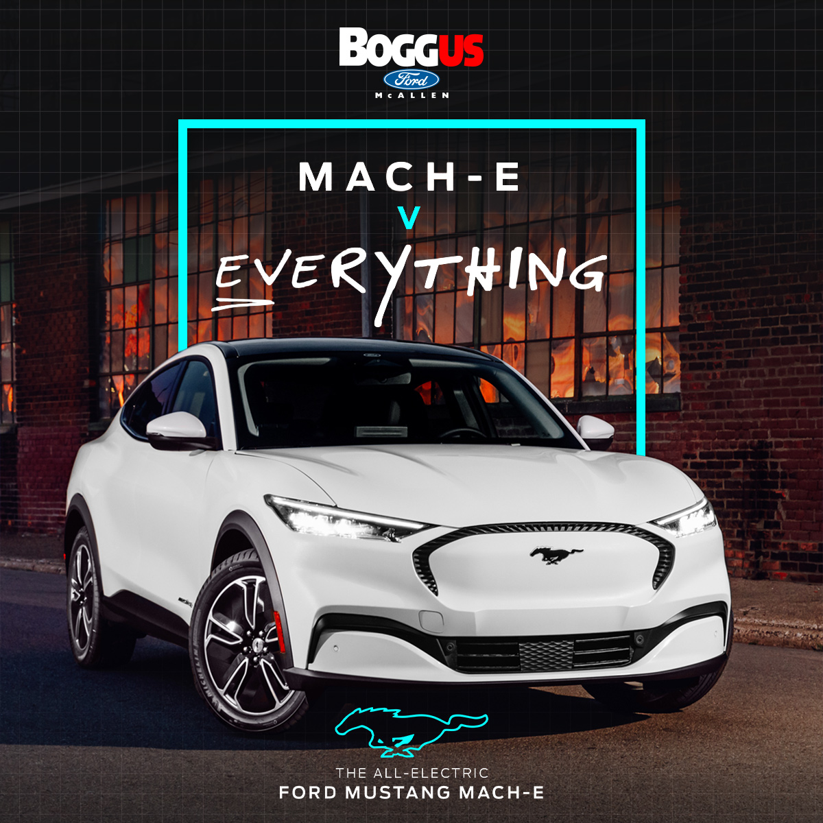 boggusford's tweet image. The all-new 2021 Mustang Mach-E brings you the latest Ford tech, sleek curves, and a modern design all in one package. Visit Boggus Ford McAllen to order your 2021 Mustang Mach-E today!
#BoggusFordHarlingen #FordMachE #FutureofFreedom