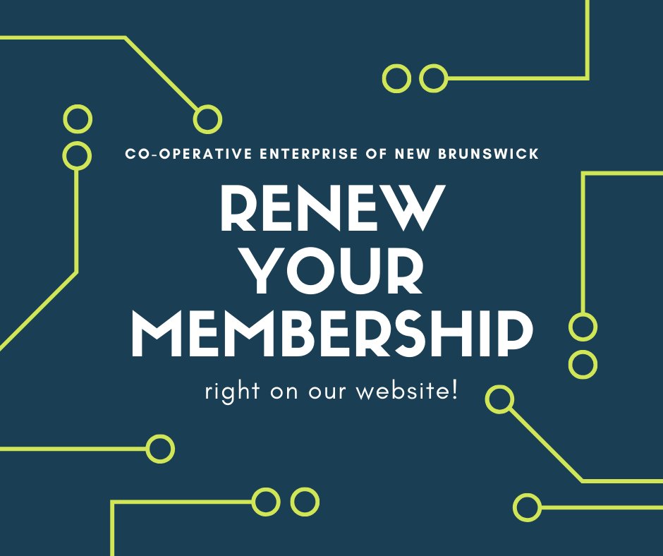 Attention Members! Remember to renew your membership before our AGM on September 22nd. It's so easy, you can do it on the website!
cecnb.ca/membership-1

Register for the AGM here: forms.gle/nYM7D8UipTugRt…