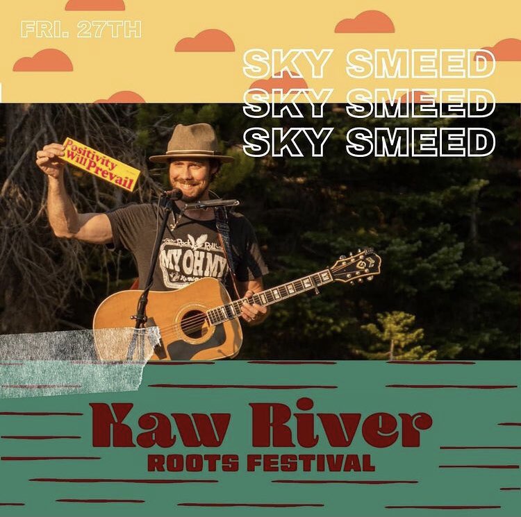 skysmeed's tweet photo. I’ll be playing @KawRoots tonight. Outdoor stage at 9:30
Proof of vaccination or negative test required! https://t.co/i1J4gR4JMI