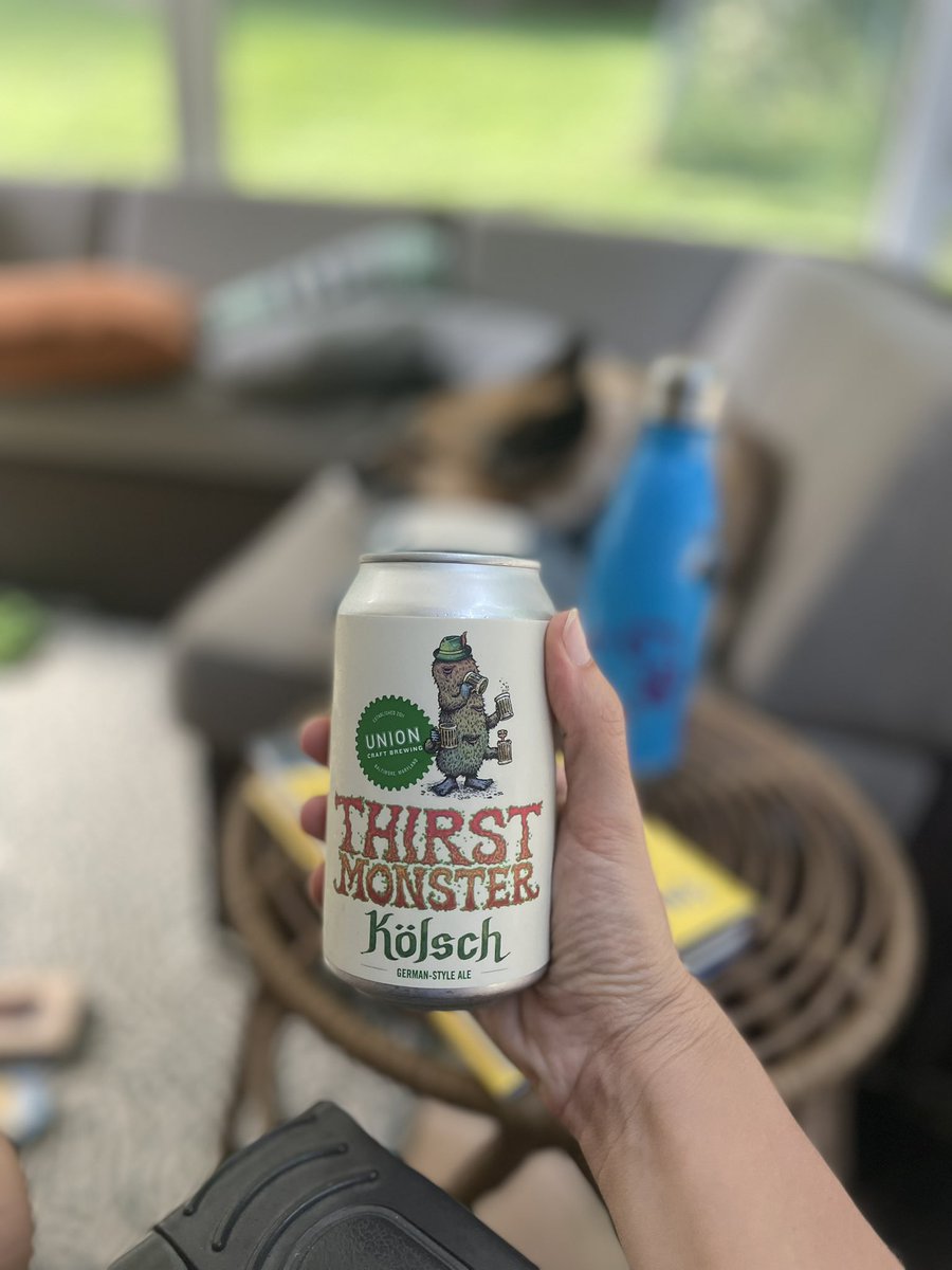 Kölsch summer continues. Good take on this style, <a href="/UnionBrewing/">UNION Craft Brewing</a>!