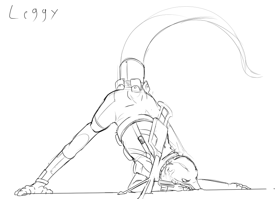 Tetrapony's tweet photo. Am I doing this spread legs meme right? Used a character I drew before the 2013: https://t.co/bcL6rTS2my