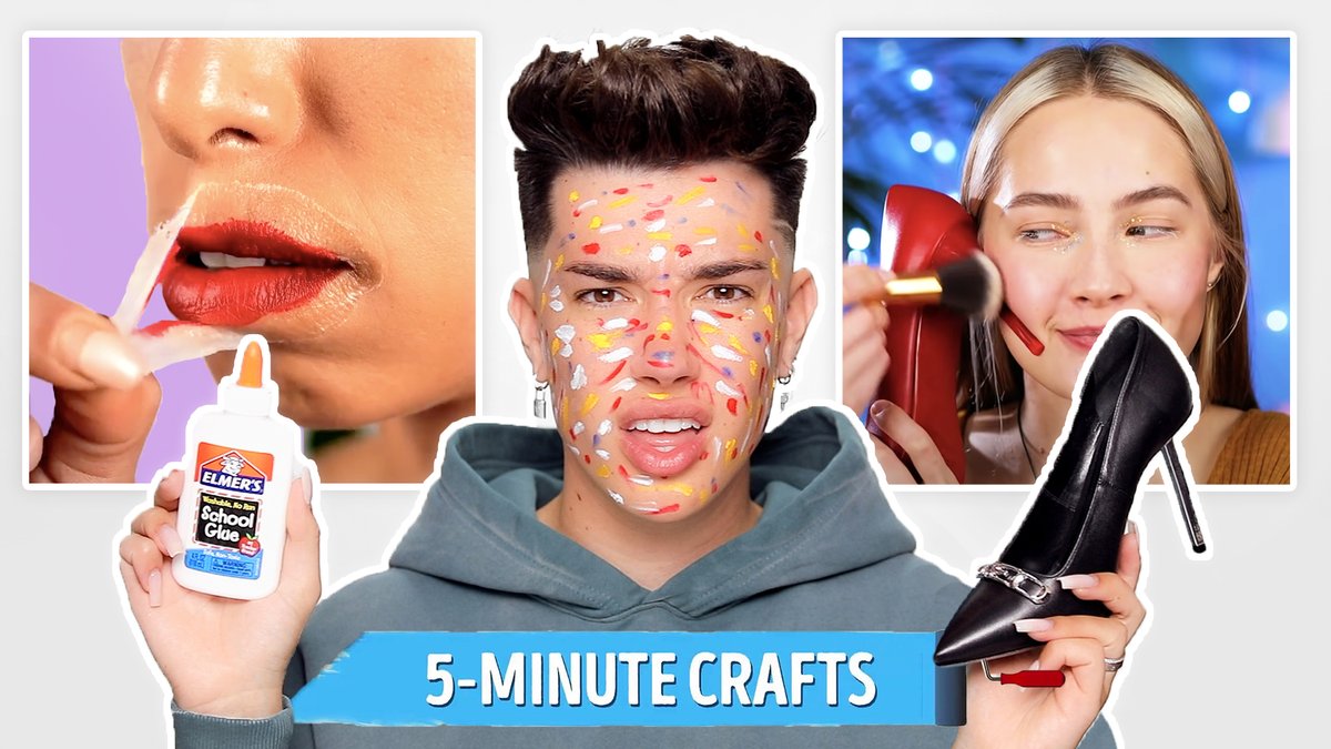jamescharles's tweet photo. NEW VIDEO IS UP!! Sorry I'm a few minutes late haha!

EXPOSING RIDICULOUS VIRAL 5 MINUTE CRAFT MAKEUP HACKS! 🙄 https://t.co/3YsRzpfqtB https://t.co/isQFoJD0Qf