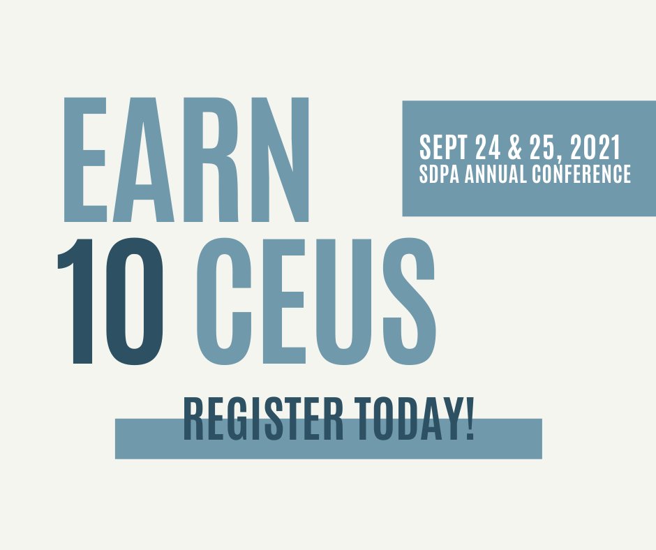 SDPsychological's tweet image. SD Psychologists - Earn over half of your continuing education in a day and a half! 
▫️REGISTER NOW! psysd.org/2021-annual-co…