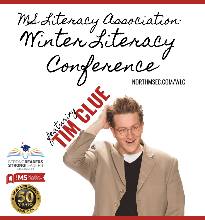 Before he was an educator, speaker, published playwright and father, Tim was a left-handed, undiagnosed hyper-active dyslexic rug rat, raised in a rural farm town outside of Chicago. 

Register today for the MS Literacy Associate Winter Literacy Conference featuring Tim Clue!