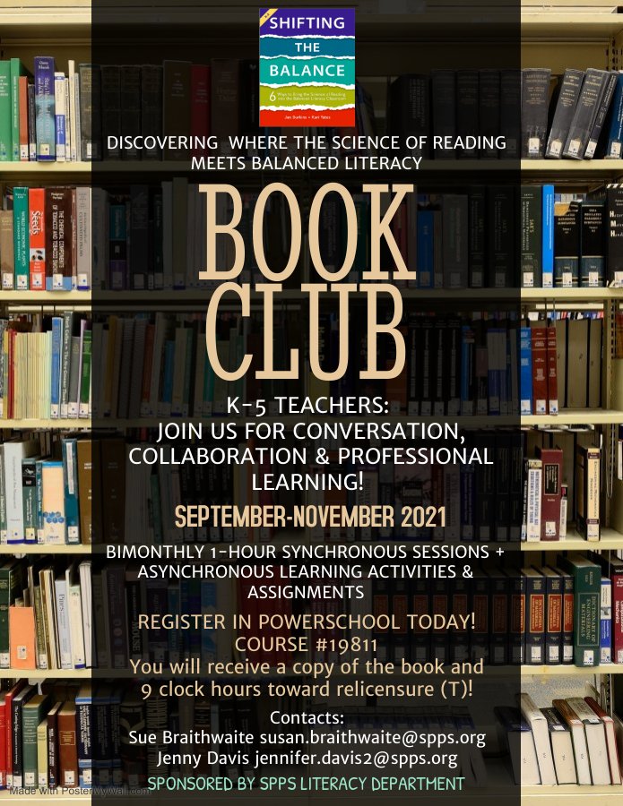 <a href="/SPPS_News/">Saint Paul Public Schools</a> <a href="/JoeGothard/">Joe Gothard</a> <a href="/spps_kwh/">Kate Wilcox-Harris</a> @Craig_SPPS <a href="/maijue_spps/">maijue lochungvu</a> <a href="/SPPSBraithwaite/">susan braithwaite</a> We invite you to join our virtual book club starting September 16th! Together, we will unpack "Shifting the Balance: 6 Ways to Bring the Science of Reading into the Balanced Literacy Classroom" by @drjanburkins
 and <a href="/Kari_Yates/">Kari Yates</a>. <a href="/TheSixShifts/">Shifting the Balance</a> #literacy #shiftingthebalance