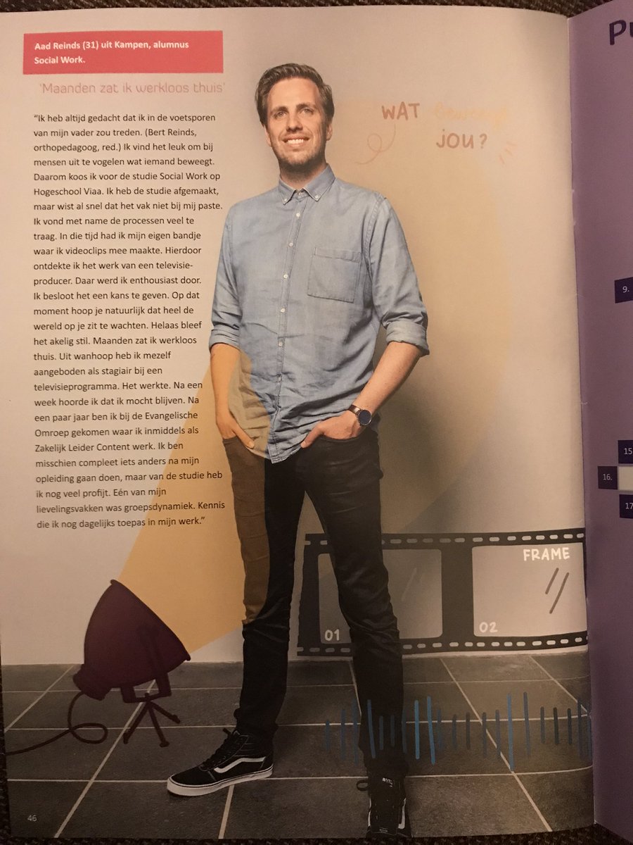 Trots op mede #alumnus <a href="/aadreinds/">Aad Reinds</a> van de <a href="/viaazwolle/">Hogeschool Viaa</a> . 😘