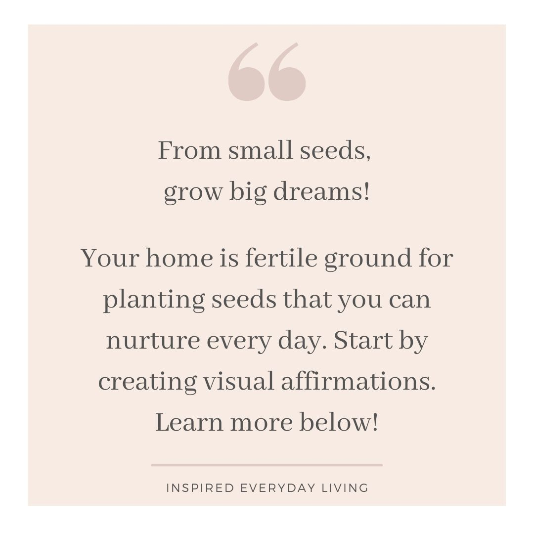 ForbesSisters's tweet photo. When we plant a seed, we choose good soil, water it every day, and make sure it has plenty of sunshine. Dreams are similar. They start with an idea (a seed) that you must nurture regularly before it grows into your dream.

A great way to plant "dream seeds" in your home is to cre https://t.co/3aprbLrCbP
