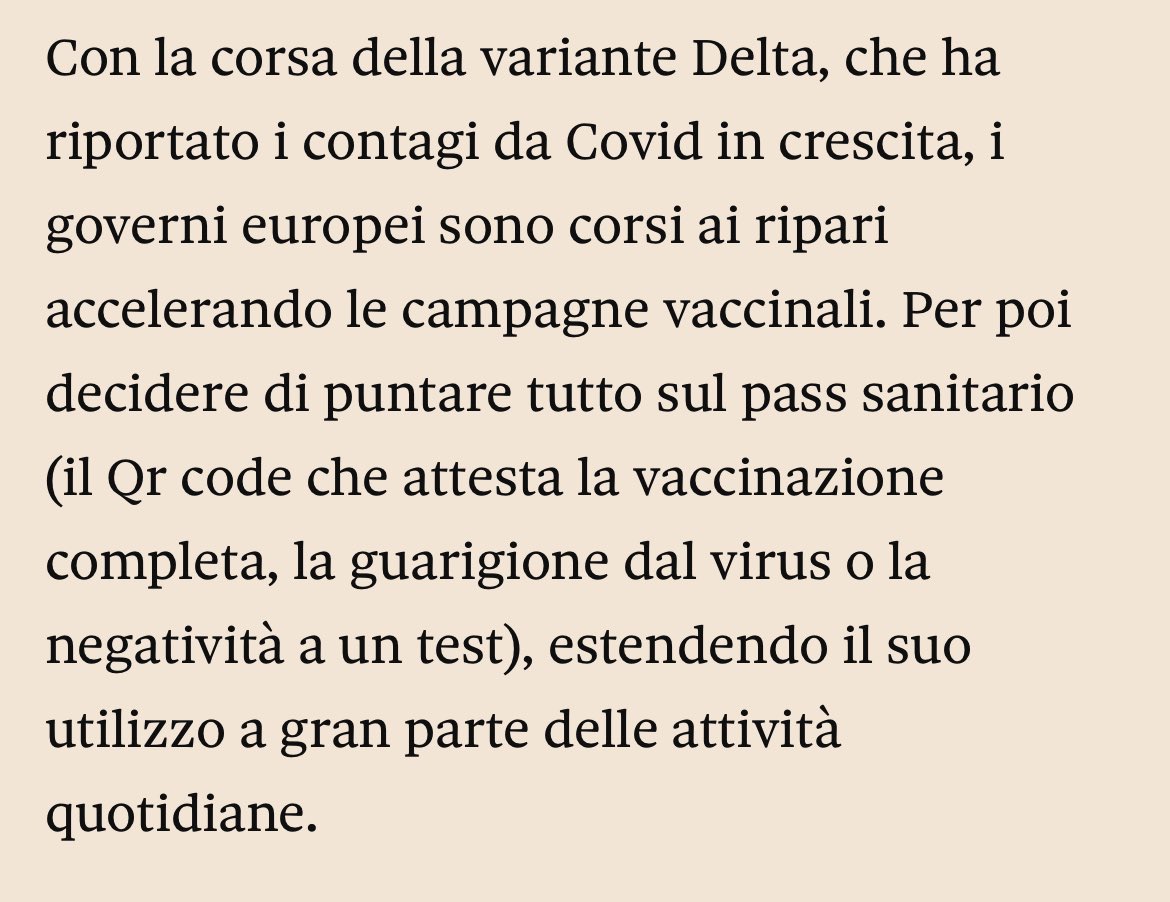#novax #NoObbligoVaccinale #vaccini #Covid #Coronavirus #NoObbligoVaccinale #Pfizer #AstraZeneca #Moderna #AstraZeneca #GreenpassObbligatorio #Moderna <a href="/GiorgiaMeloni/">Giorgia Meloni</a> <a href="/Antonio_Tajani/">Antonio Tajani</a>  perciò Solo in Italia,vaccinate chi ha avuto il covid?