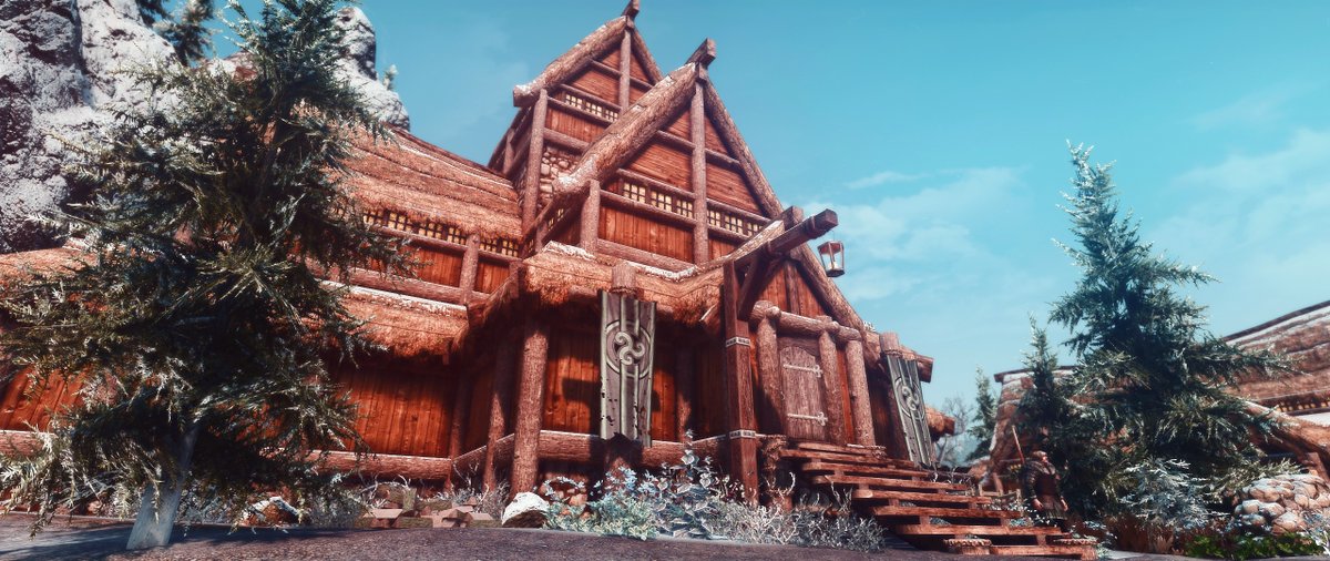 Xylluk's tweet photo. Highmoon Hall #Skyrim #SkyrimSE #SkyrimSpecialEdition #ModdedSkyrim #Morthal #TES5 #ElderScrolls https://t.co/0TarZ44I5F