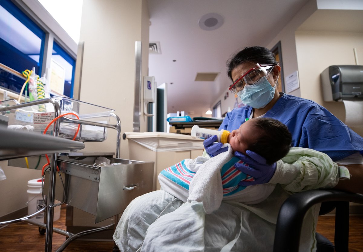 JPS_Health's tweet photo. #InsideJPS Weβve got five sets of twins and two sets of triplets in the Neonatal Intensive Care Unit. So sweet! #TGINurses https://t.co/Gfid3RdynW