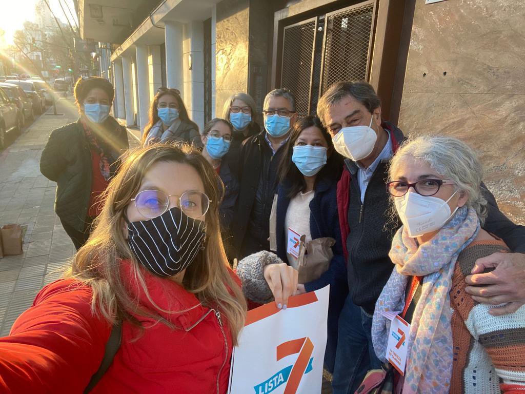 Seguimos acá. Hoy votá la #Lista7, la certeza de cambiar.