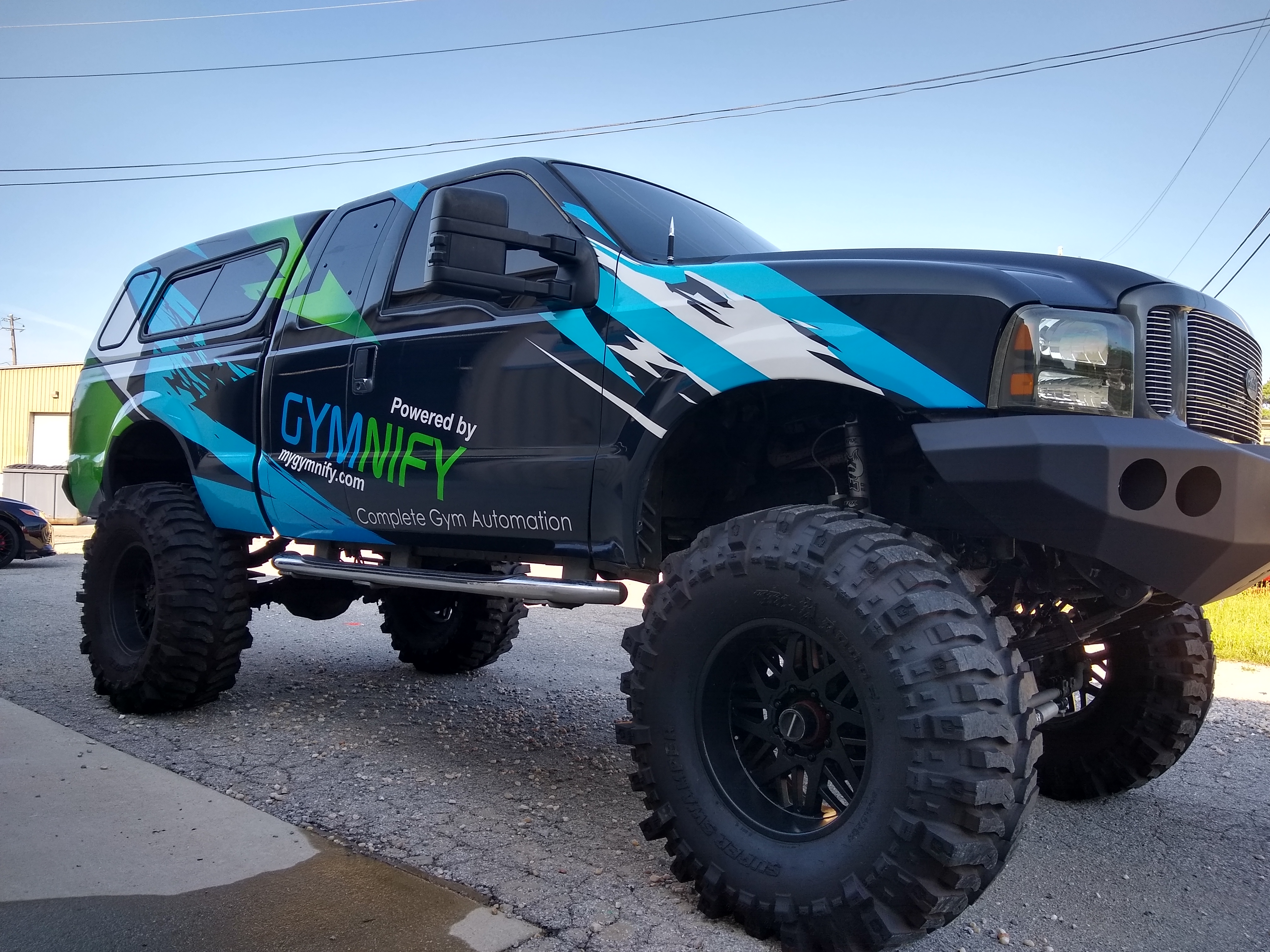 Monster Full Truck Wrap