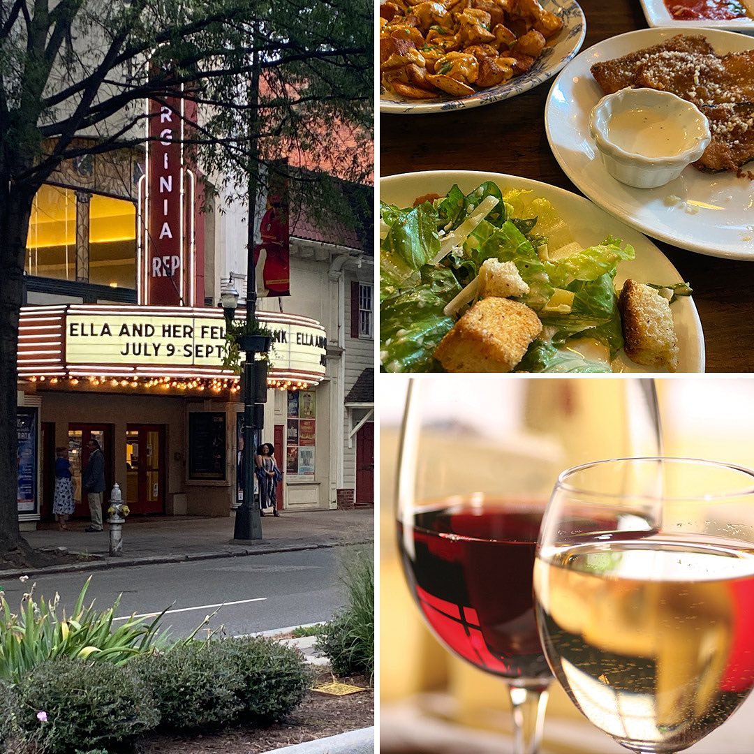 Date Night Downtown TONIGHT! Early drinks and dinner, stroll the #RichmondArtsDistrict, 8pm show at Virginia Rep - "Ella and Her Fella Frank". Sounds like a perfect evening to us!!!  Tickets at virginiarep.org  #varepellafrank
