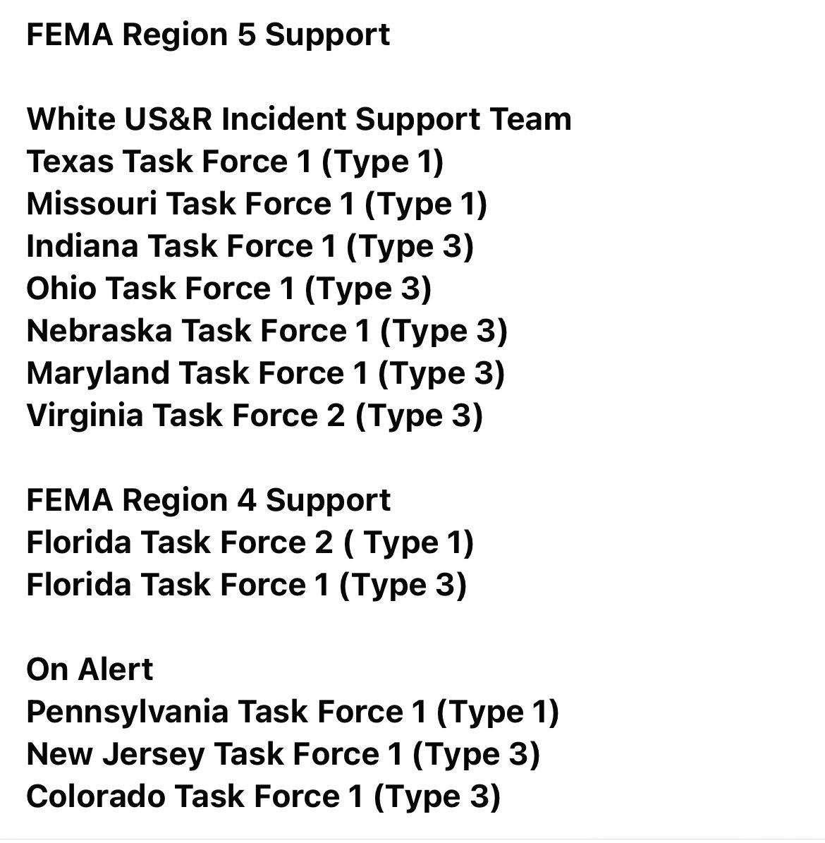 NATIONAL US&R SYSTEM tweet media