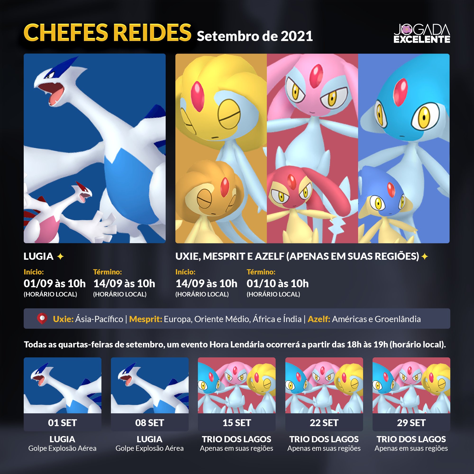 Pokémon GO: Chefes de Reides - Jogada Excelente