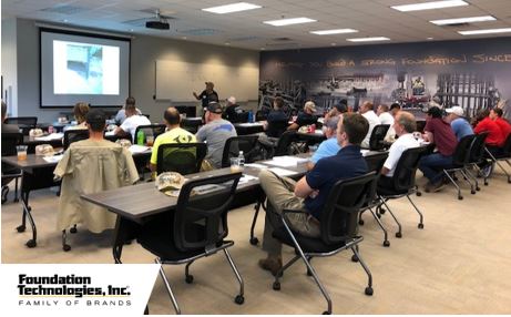 Foundation_Tech's tweet image. Great way to end the week with our Summer 2021 Chance Foundation Solutions® Underpinning Training class. Our team of experienced field techs led an inside presentation, warehouse tour and outside, hands-on demonstrations. Thanks to Milwaukee Tool for sponsoring lunch! #training