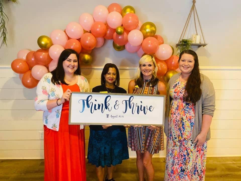 NCCA_Covington's tweet image. Mrs. Lary, Mrs. Shockley, Dr. Gunter, and Mrs El-Jourbagy spent a wonderful evening at the Think &amp;amp; Thrive Women’s Expo hosted by the Newton Chamber of Commerce!  This event celebrated and uplifted women in our community! We are excited about our future partnerships!  #nccaway